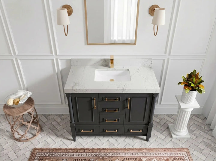 Aberdeen 42 in. W x 22 in. D Single Sink Bathroom Vanity - photo 25