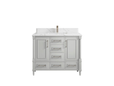 Aberdeen 42 in. W x 22 in. D Single Sink Bathroom Vanity - Willow Bath and Vanity