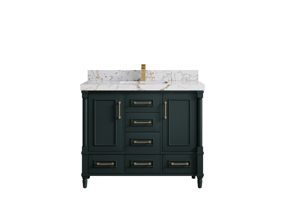 Aberdeen 42 in. W x 22 in. D Single Sink Bathroom Vanity - Willow Bath and Vanity
