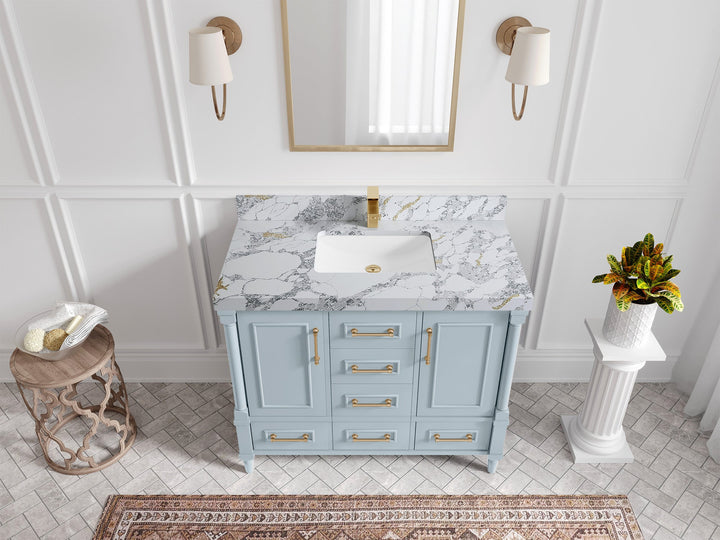 Aberdeen 42 in. W x 22 in. D Single Sink Bathroom Vanity - photo 19