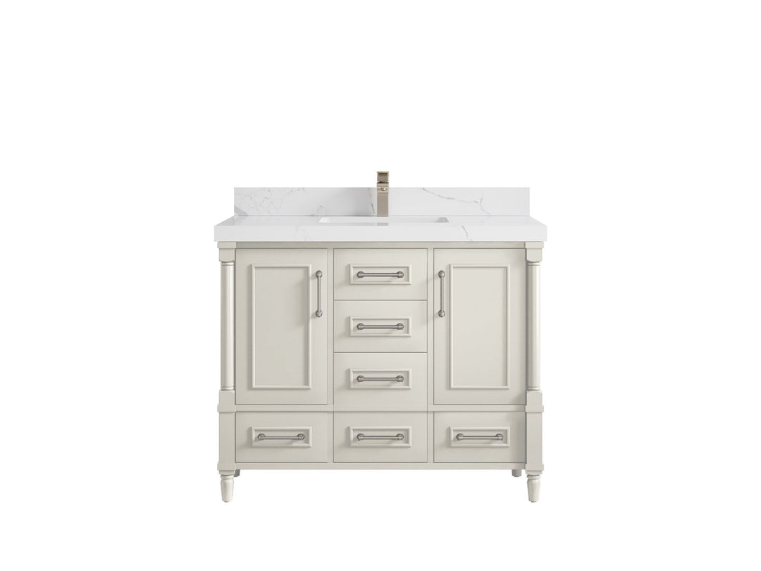 Aberdeen 42 in. W x 22 in. D Single Sink Bathroom Vanity - Willow Bath and Vanity