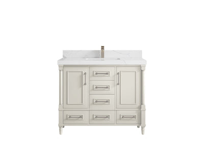Aberdeen 42 in. W x 22 in. D Single Sink Bathroom Vanity - Willow Bath and Vanity