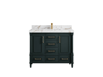 Aberdeen 42 in. W x 22 in. D Single Sink Bathroom Vanity - Willow Bath and Vanity
