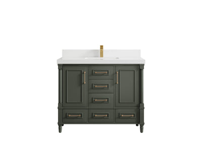 Aberdeen 42 in. W x 22 in. D Single Sink Bathroom Vanity - Willow Bath and Vanity