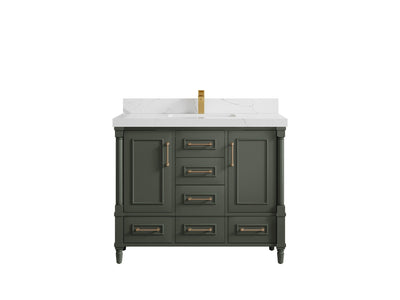 Aberdeen 42 in. W x 22 in. D Single Sink Bathroom Vanity - Willow Bath and Vanity