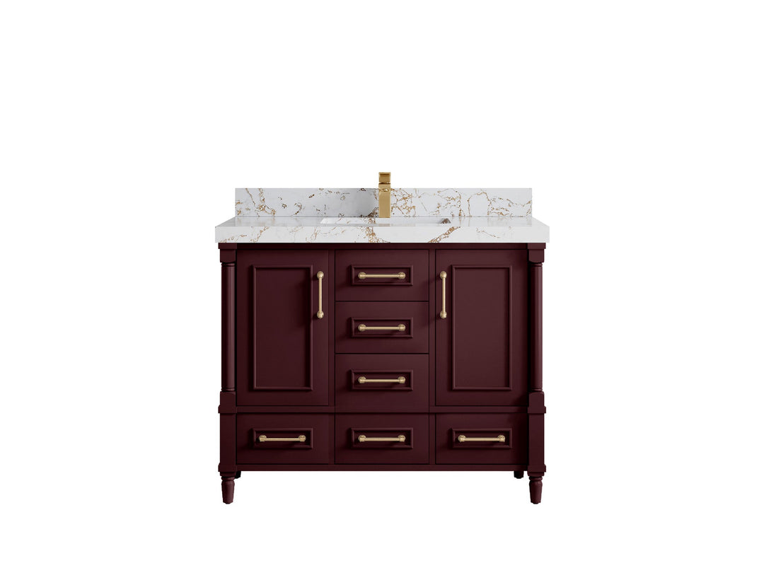 Aberdeen 42 in. W x 22 in. D Single Sink Bathroom Vanity - Willow Bath and Vanity