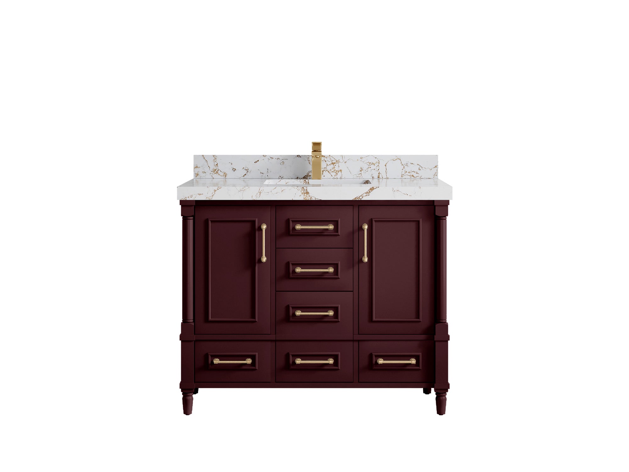 Aberdeen 42 in. W x 22 in. D Single Sink Bathroom Vanity - Willow Bath and Vanity