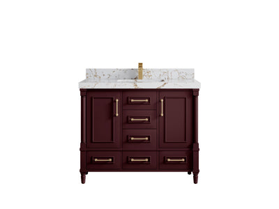 Aberdeen 42 in. W x 22 in. D Single Sink Bathroom Vanity - Willow Bath and Vanity