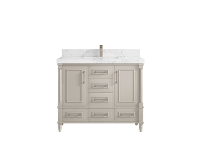 Aberdeen 42 in. W x 22 in. D Single Sink Bathroom Vanity - Willow Bath and Vanity