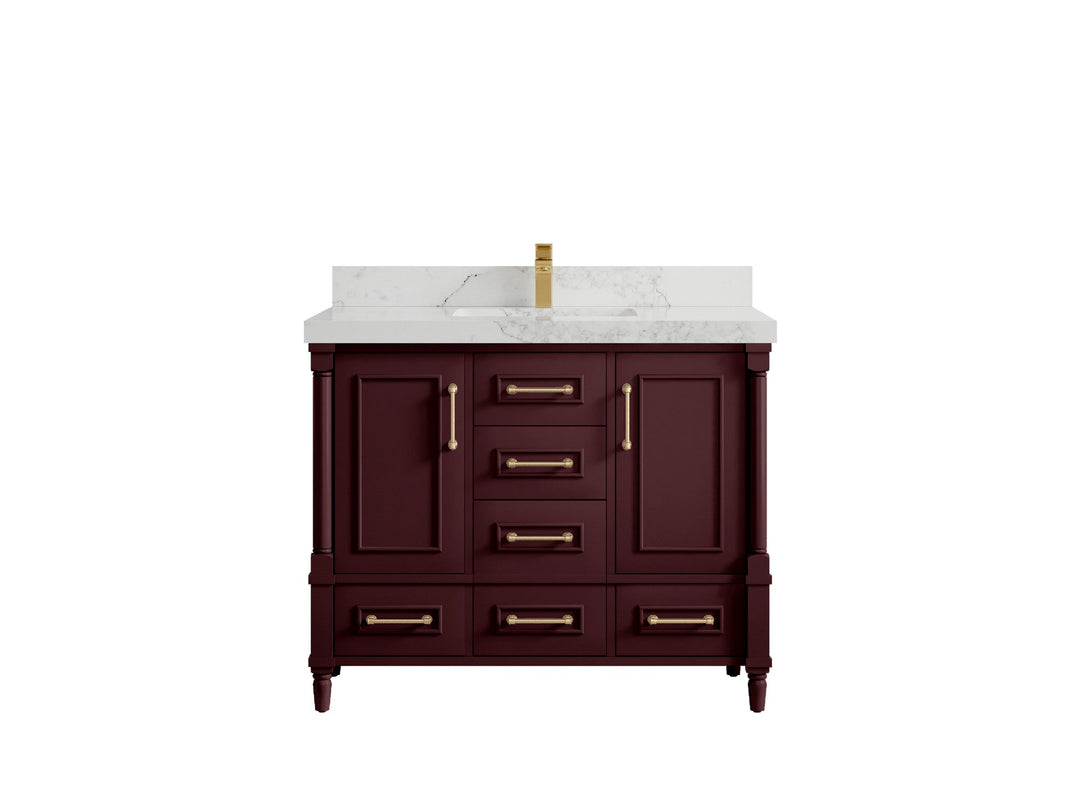 Aberdeen 42 in. W x 22 in. D Single Sink Bathroom Vanity - Willow Bath and Vanity