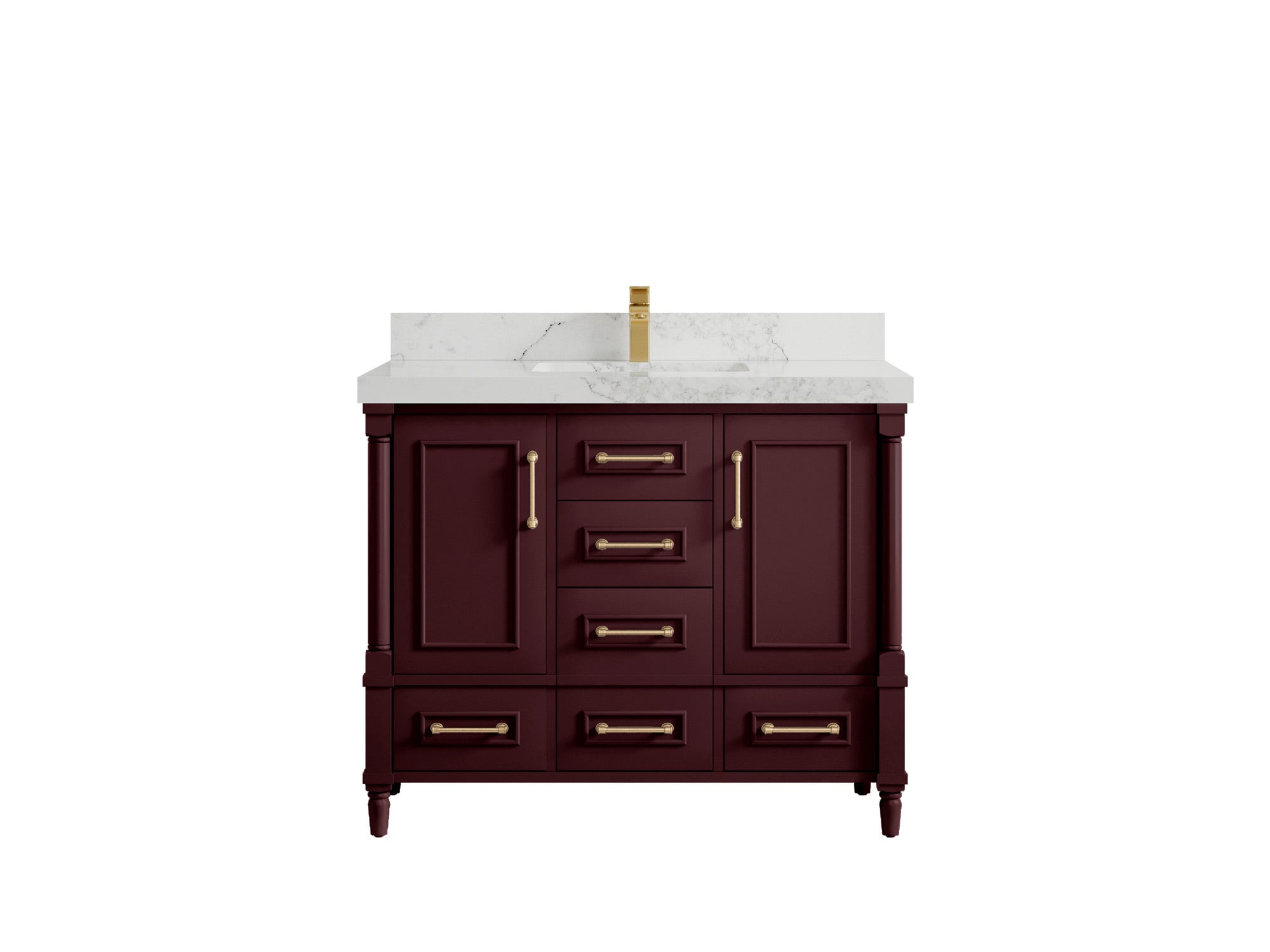 Aberdeen 42 in. W x 22 in. D Single Sink Bathroom Vanity - Willow Bath and Vanity