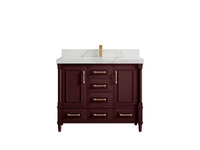 Aberdeen 42 in. W x 22 in. D Single Sink Bathroom Vanity - Willow Bath and Vanity