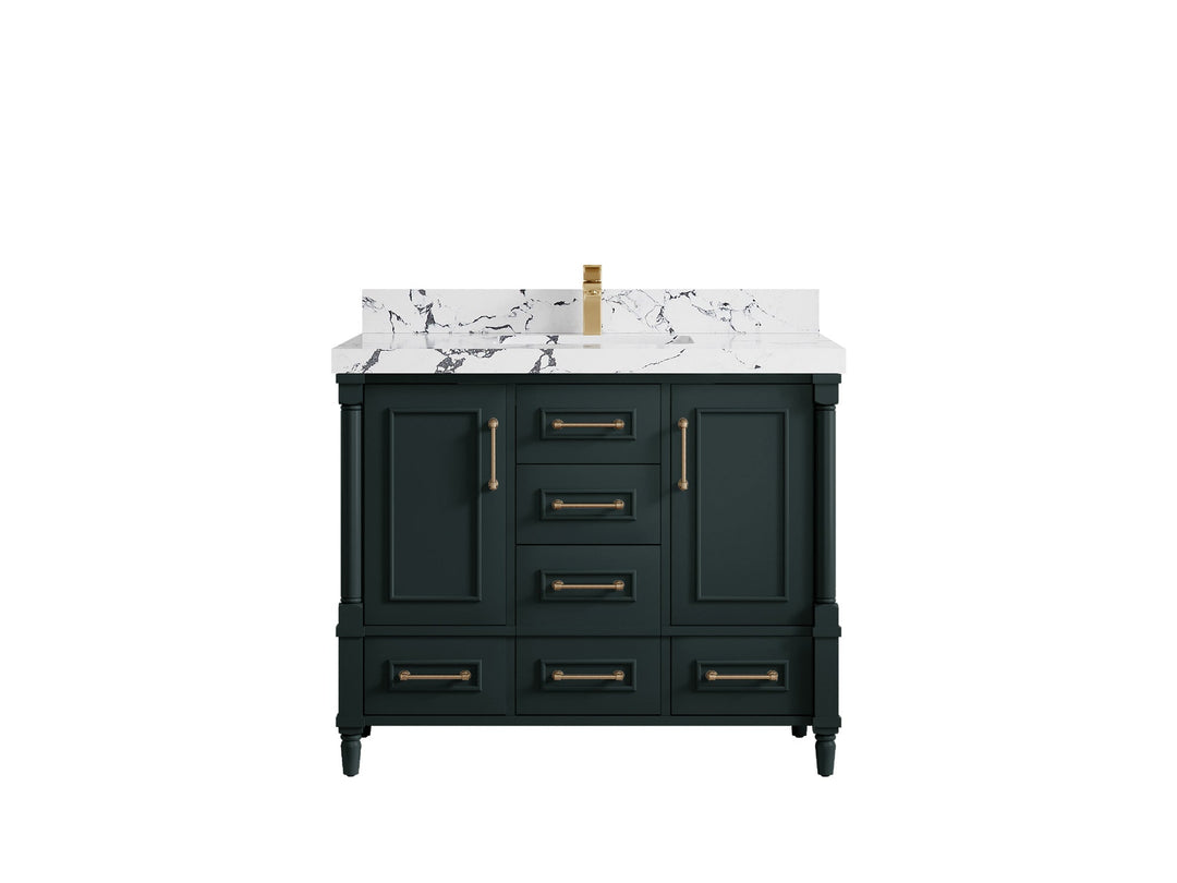 Aberdeen 42 in. W x 22 in. D Single Sink Bathroom Vanity - Willow Bath and Vanity