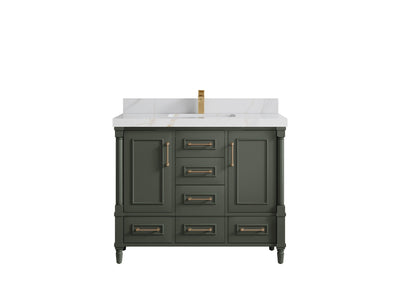 Aberdeen 42 in. W x 22 in. D Single Sink Bathroom Vanity - Willow Bath and Vanity