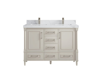 Aberdeen 48 in. W x 22 in. D Double Sink Bathroom Vanity - Willow Bath and Vanity