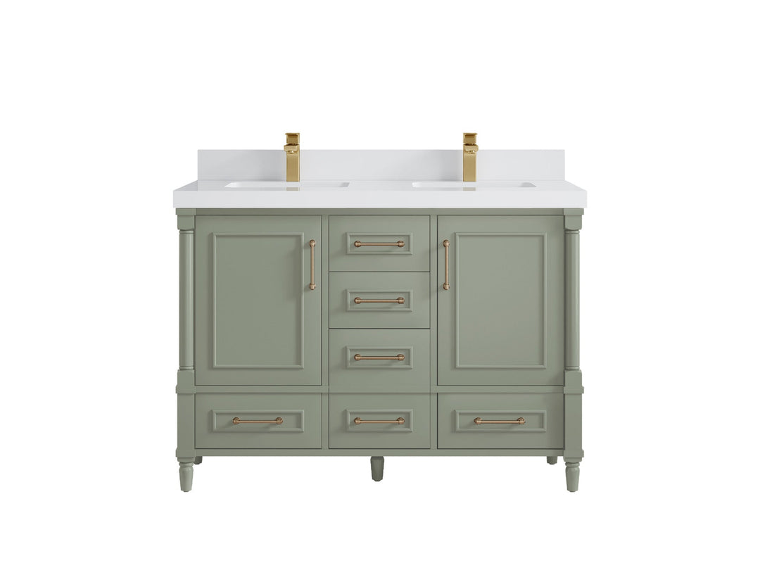 Aberdeen 48 in. W x 22 in. D Double Sink Bathroom Vanity - Willow Bath and Vanity