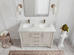 Aberdeen 48 in. W x 22 in. D Double Sink Bathroom Vanity - photo 14