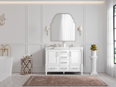 Aberdeen 48 in. W x 22 in. D Double Sink Bathroom Vanity - Willow Bath and Vanity