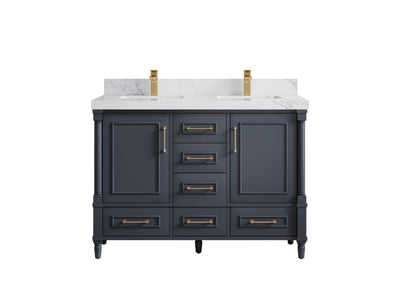 Aberdeen 48 in. W x 22 in. D Double Sink Bathroom Vanity - Willow Bath and Vanity