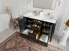 Aberdeen 48 in. W x 22 in. D Double Sink Bathroom Vanity - photo 4