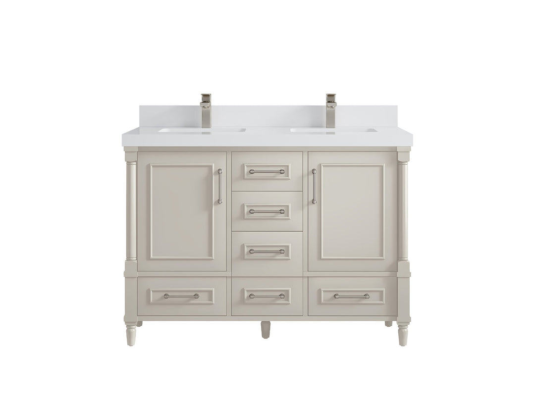 Aberdeen 48 in. W x 22 in. D Double Sink Bathroom Vanity | 
              
                 Fine Grain Linen Beige
                
                  
             - ABD_FNG_CA_LZ_48D - photo №15