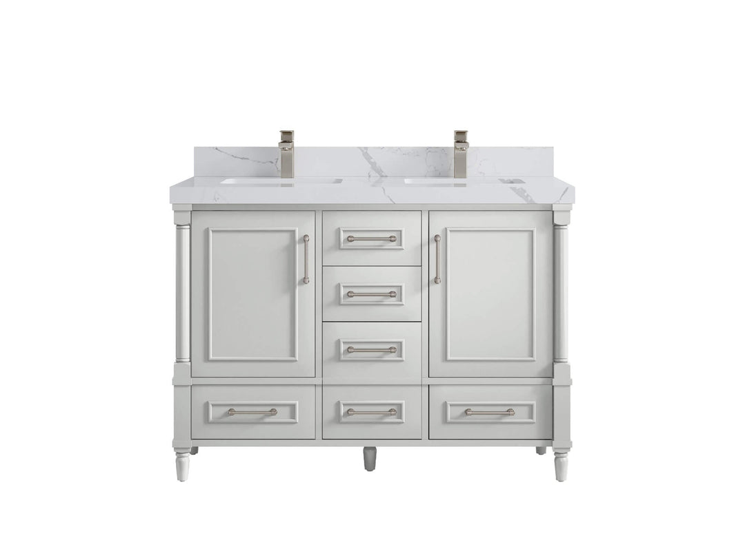 Aberdeen 48 in. W x 22 in. D Double Sink Bathroom Vanity - Willow Bath and Vanity