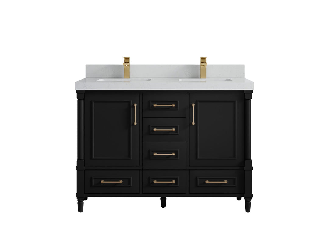 Aberdeen 48 in. W x 22 in. D Double Sink Bathroom Vanity | 
              
                Black
                
                  
             - ABD-CAB-BLK-47D - photo №8