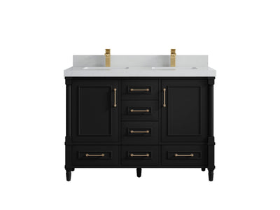 Aberdeen 48 in. W x 22 in. D Double Sink Bathroom Vanity - Willow Bath and Vanity