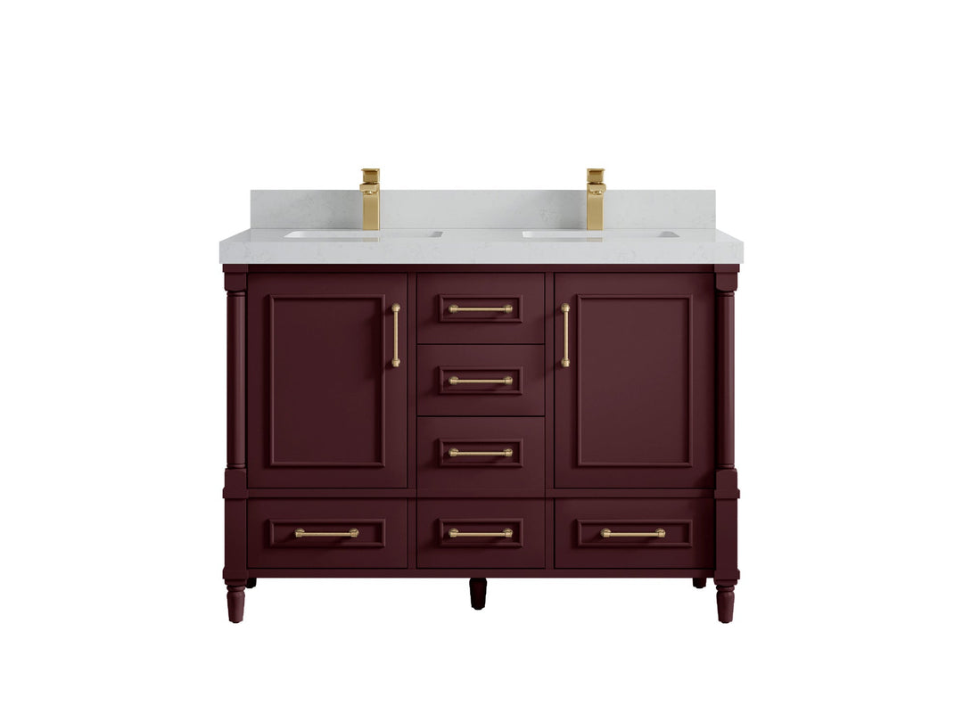 Aberdeen 48 in. W x 22 in. D Double Sink Bathroom Vanity - Willow Bath and Vanity