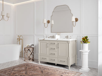 Aberdeen 48 in. W x 22 in. D Double Sink Bathroom Vanity - Willow Bath and Vanity