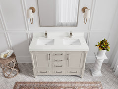 Aberdeen 48 in. W x 22 in. D Double Sink Bathroom Vanity - photo 12