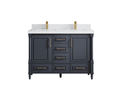 Aberdeen 48 in. W x 22 in. D Double Sink Bathroom Vanity - Willow Bath and Vanity
