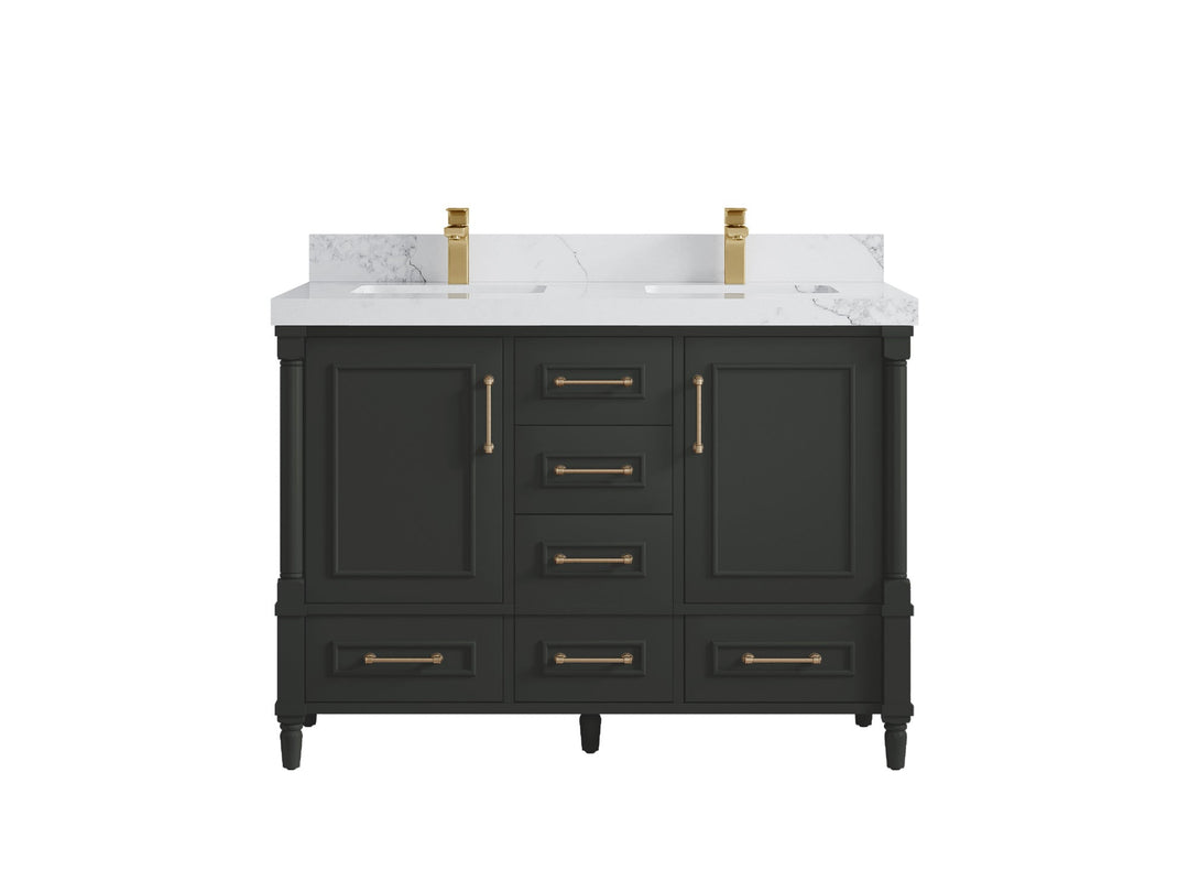 Aberdeen 48 in. W x 22 in. D Double Sink Bathroom Vanity - Willow Bath and Vanity