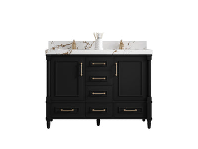 Aberdeen 48 in. W x 22 in. D Double Sink Bathroom Vanity - Willow Bath and Vanity