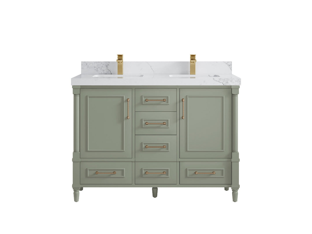 Aberdeen 48 in. W x 22 in. D Double Sink Bathroom Vanity - Willow Bath and Vanity