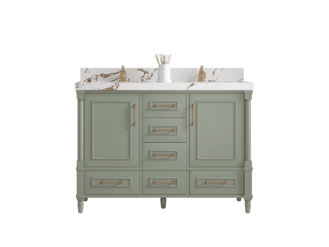 Aberdeen 48 in. W x 22 in. D Double Sink Bathroom Vanity - Willow Bath and Vanity
