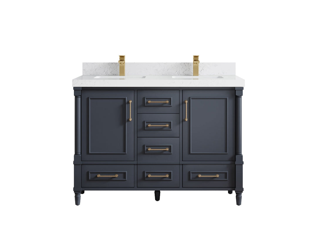 Aberdeen 48 in. W x 22 in. D Double Sink Bathroom Vanity - Willow Bath and Vanity