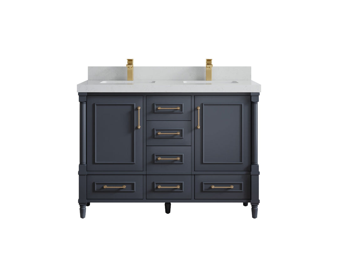 Aberdeen 48 in. W x 22 in. D Double Sink Bathroom Vanity - Willow Bath and Vanity