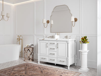 Aberdeen 48 in. W x 22 in. D Double Sink Bathroom Vanity - Willow Bath and Vanity