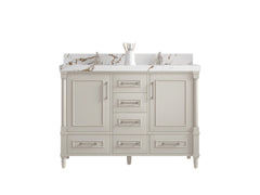 Aberdeen 48 in. W x 22 in. D Double Sink Bathroom Vanity - photo 1