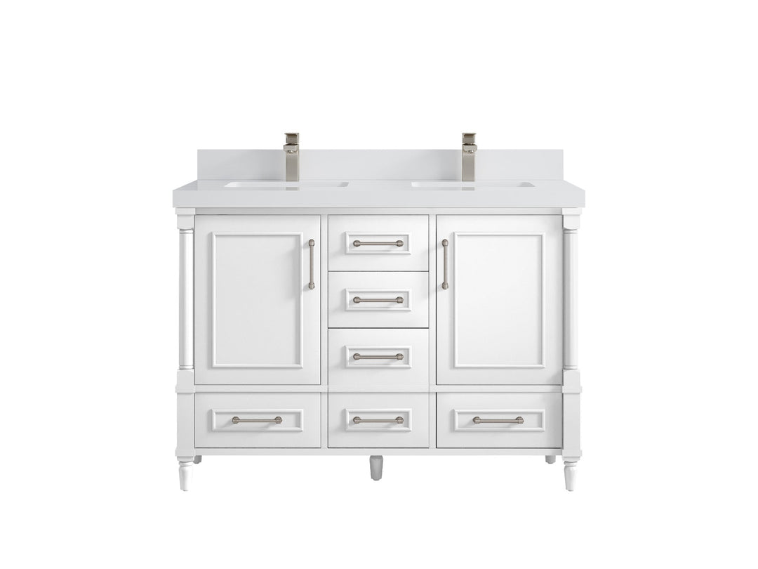 Aberdeen 48 in. W x 22 in. D Double Sink Bathroom Vanity | 
              
                White
                
                  
             - ABD_WH_CA_LZ_48D - photo №14
