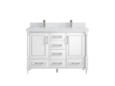 Aberdeen 48 in. W x 22 in. D Double Sink Bathroom Vanity - Willow Bath and Vanity