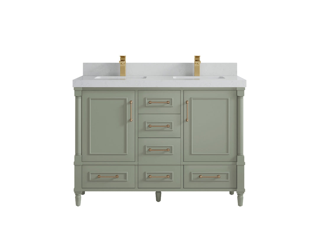 Aberdeen 48 in. W x 22 in. D Double Sink Bathroom Vanity - Willow Bath and Vanity