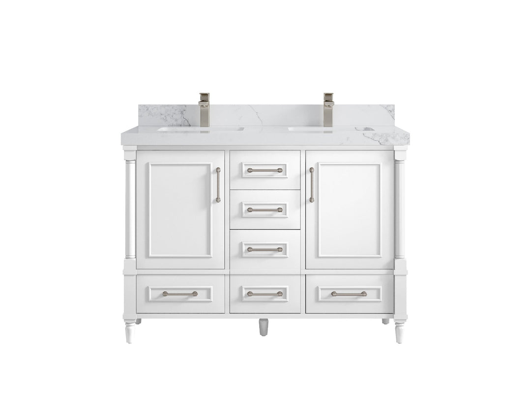 Aberdeen 48 in. W x 22 in. D Double Sink Bathroom Vanity | 
              
                White
                
                  
             - ABD_WH_CA_LZ_48D - photo №10
