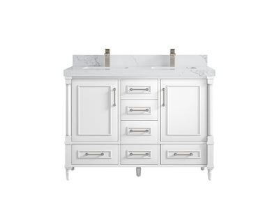 Aberdeen 48 in. W x 22 in. D Double Sink Bathroom Vanity - Willow Bath and Vanity