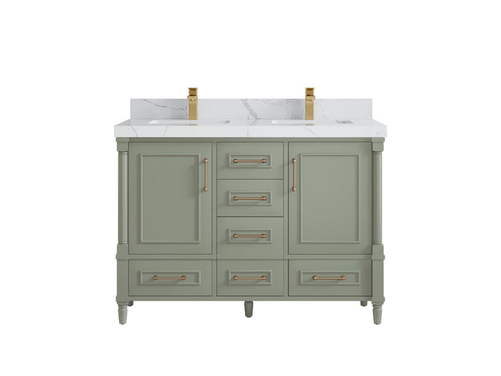 Aberdeen 48 in. W x 22 in. D Double Sink Bathroom Vanity - photo 8
