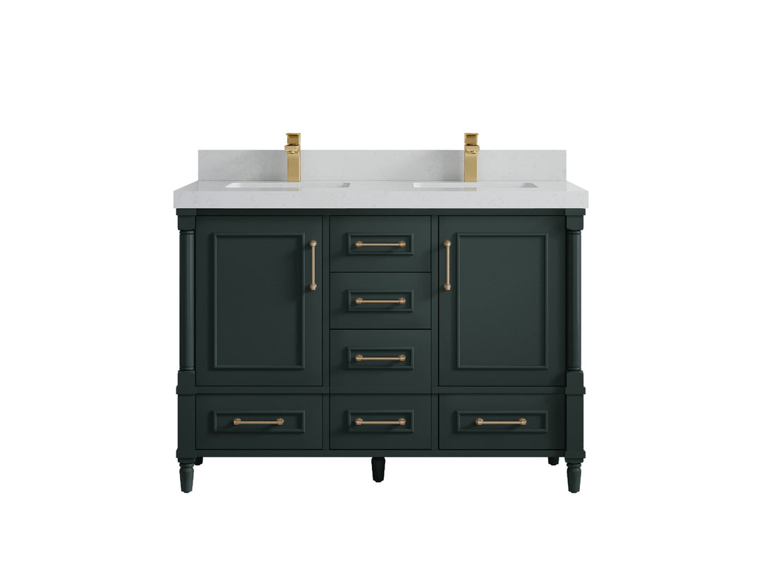 Aberdeen 48 in. W x 22 in. D Double Sink Bathroom Vanity - Willow Bath and Vanity