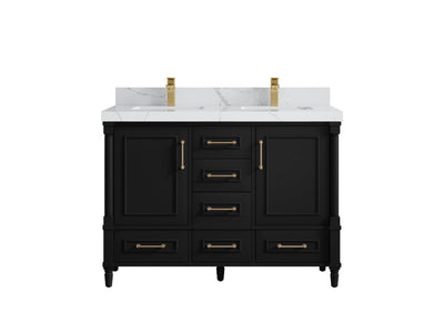 Aberdeen 48 in. W x 22 in. D Double Sink Bathroom Vanity - Willow Bath and Vanity