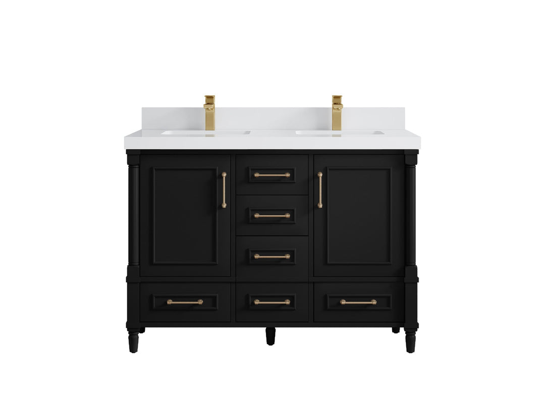Aberdeen 48 in. W x 22 in. D Double Sink Bathroom Vanity | 
              
                Black
                
                  
             - ABD-CAB-BLK-47D - photo №14