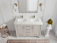 Aberdeen 48 in. W x 22 in. D Double Sink Bathroom Vanity - photo 15